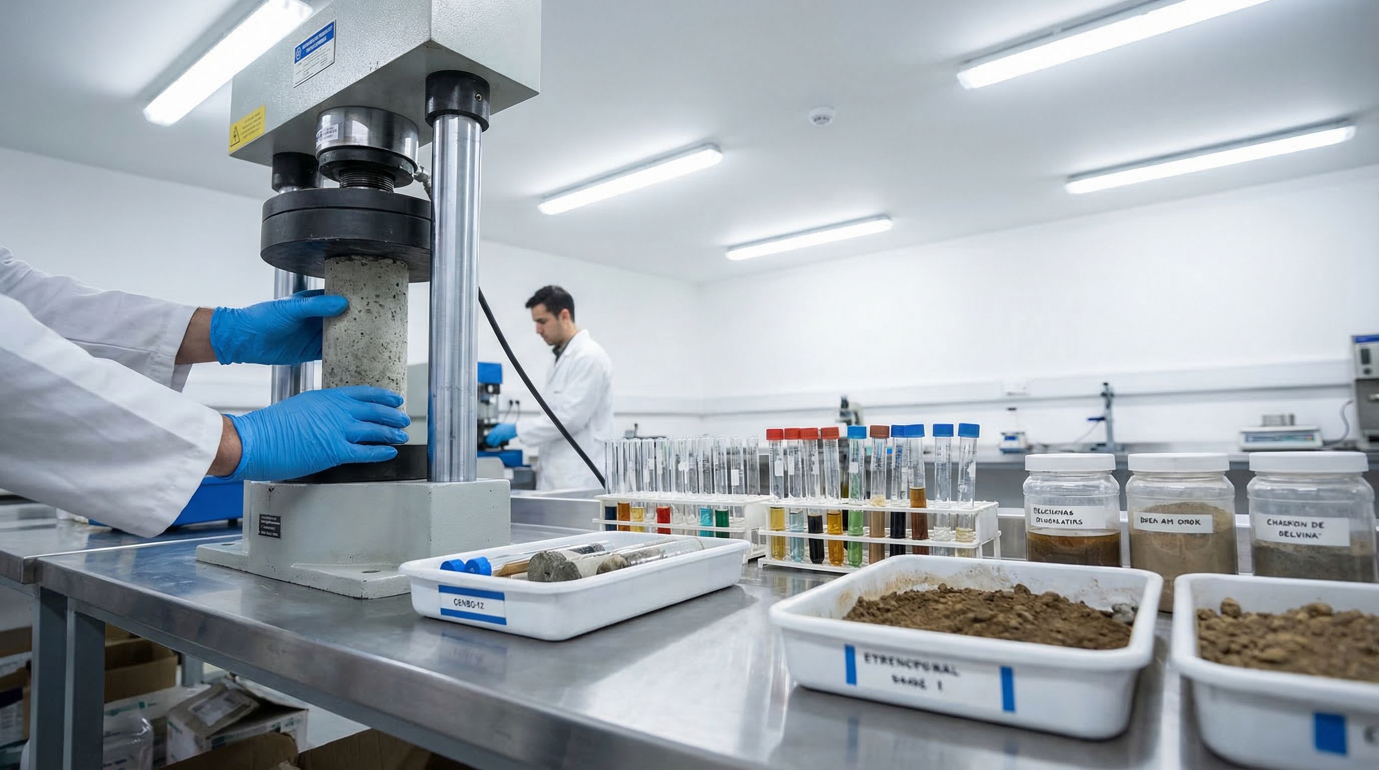 Control de calidad y ensayos de laboratorio