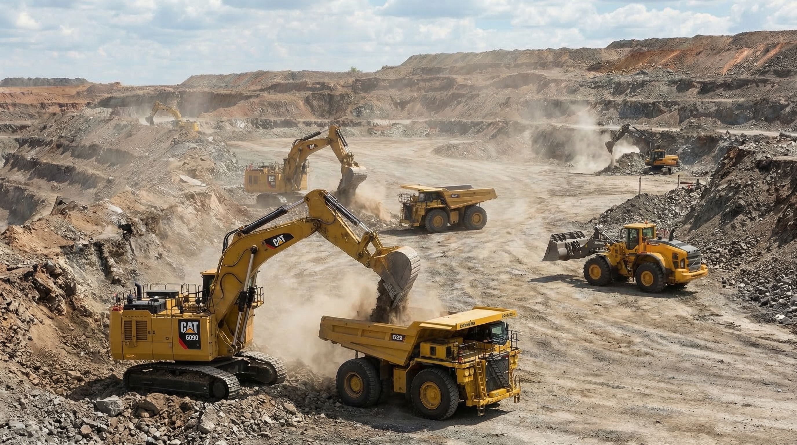 Maquinaria y equipos para proyectos de construcción